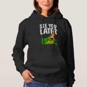 Pull À Capuche Voir Plus Tard Femmes Alligator Nouveauté