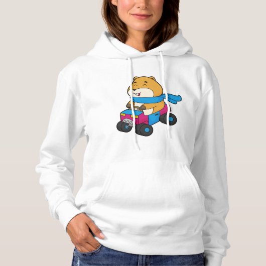 Pull À Capuche Voiture Hamster (Devant)
