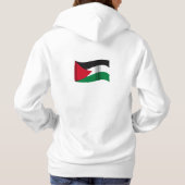 Pull À Capuche Voix de la Palestine - L'humanité pleure pour la j (Dos)