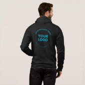 Pull À Capuche Votre logo | Nom et site Web de l'entreprise modif (Dos entier)