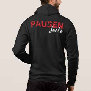 Pull À Capuche Votre texte - Exemple : veste de pause