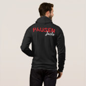 Pull À Capuche Votre texte - Exemple : veste de pause (Dos entier)