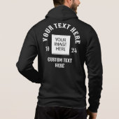 PULL À CAPUCHE VOTRE TEXTE OU LOGO ICI (Dos)