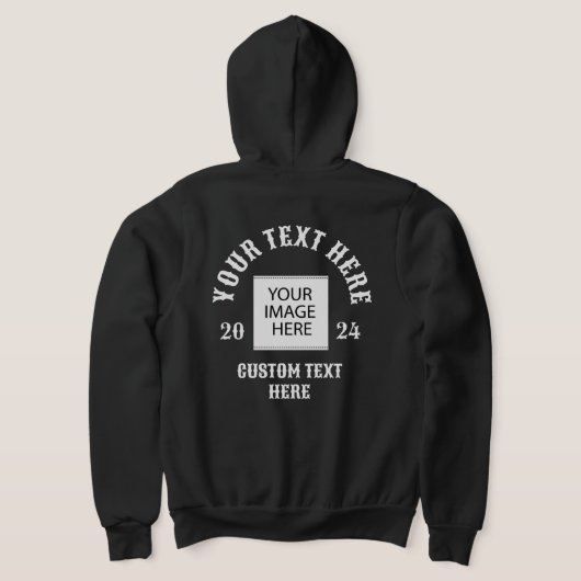 PULL À CAPUCHE VOTRE TEXTE OU LOGO ICI (Couchage Retour)