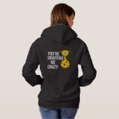 Pull À Capuche Vous êtes Giraffing me fou - Giraffe Pun (Dos entier)
