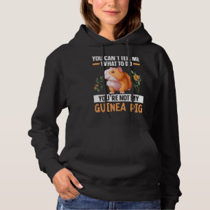 Pull À Capuche Vous n'êtes pas mon Guinéen Rodent Rodent Cavy Fur