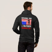 Pull À Capuche Vous souhaitant un Memorial Day béni-62237 (Dos entier)