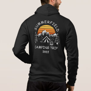Pull À Capuche Voyage de camping en famille 2022 Rétro personnali