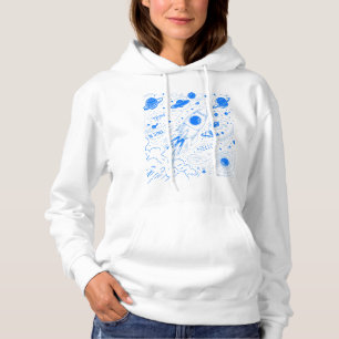 Pull À Capuche Voyage spatial