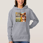 Pull À Capuche Wag More, Bark Less - La devise d’un chien heureux (Devant)