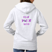 Pull À Capuche Wear Your Mind Typography Women's Hoodie | Minimal (Dos)