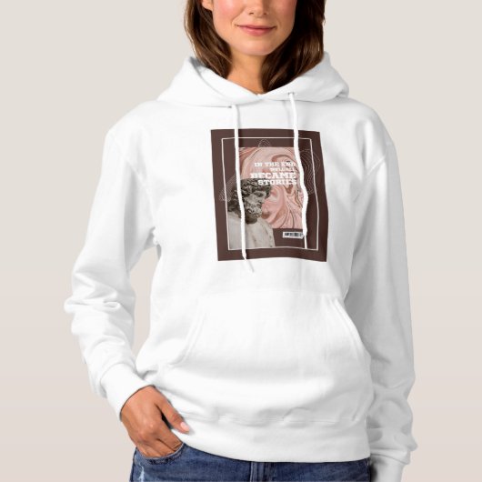 Pull À Capuche We'll All Become Stories Typography hoodie (Devant)