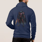 Pull À Capuche Werewolf Warrior Hoodie – Hyper Realistic Art (Dos)