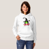 Pull À Capuche Wicked Awesome Pickleballer Green sorcière Hallowe (Devant entier)