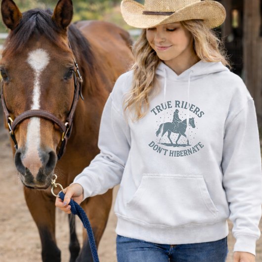 Pull À Capuche Winter Barn Horse Hoodie for Girls