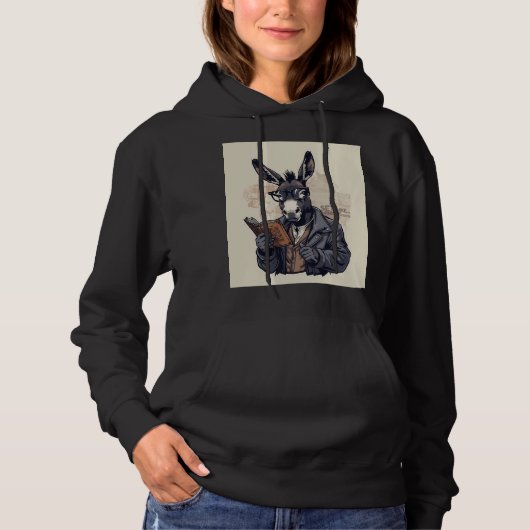 Pull À Capuche Wise Donkey — Hoodie (Devant)
