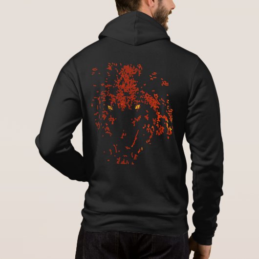 Pull À Capuche wolf man (Dos)
