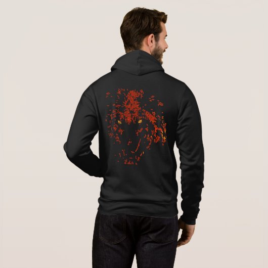 Pull À Capuche wolf man (Dos entier)