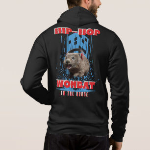 Pull À Capuche Wombat Hip Hop Musique Drôle Animal
