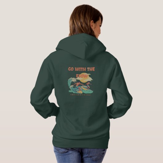 Pull À Capuche Women Energy Flow Lessons Learn Hoodie  (Dos entier)