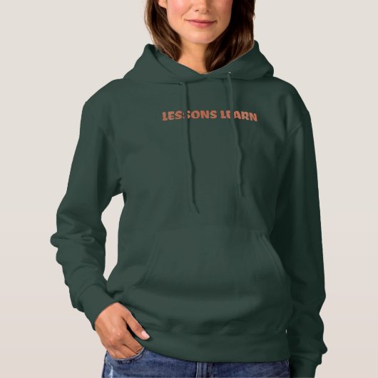 Pull À Capuche Women Energy Flow Lessons Learn Hoodie  (Devant)