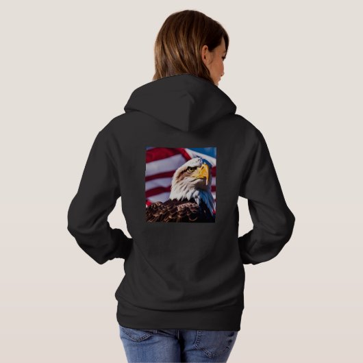 Pull À Capuche Xen Bald Eagle Hoodie (Dos entier)