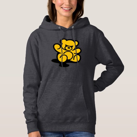Pull À Capuche Yellow Teddy Trouble (Devant)