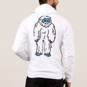 Pull À Capuche Yéti féroce - Créature mythique de l'Arctique (Dos)