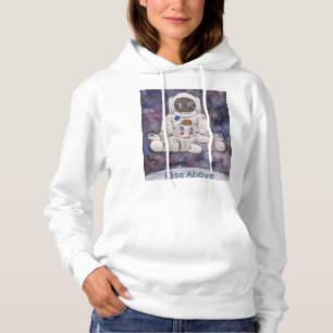 Pull À Capuche Yoga Astronaut Ligne de texte personnalisée Sweats