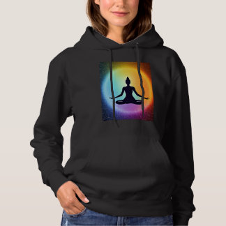 Pull À Capuche Yoga Girl Female Sun Salutation Meditation Chakra 