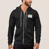 Pull À Capuche Your Company Logo Custom Text and QR Code Hoodie (Devant)
