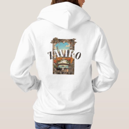 Pull À Capuche ZAVIRO - SANS LIMITES (Édition Automne NYC) (Dos)