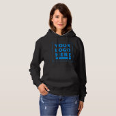 Pull À Capuche Zazzle Your Image Here Custom Design Logo Image T- (Devant entier)