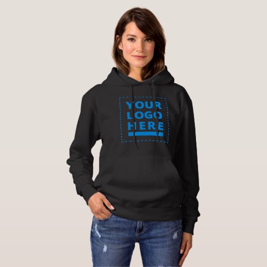 Pull À Capuche Zazzle Your Image Here Custom Design Logo Image T- (Devant entier)