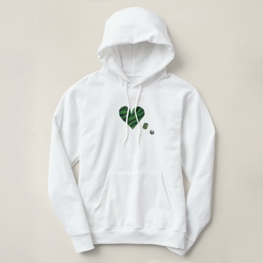 Pull À Capuche Zebra-heart (Design devant)