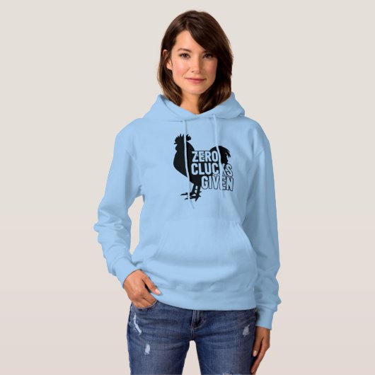 Pull À Capuche Zéro caquet donné (Devant entier)