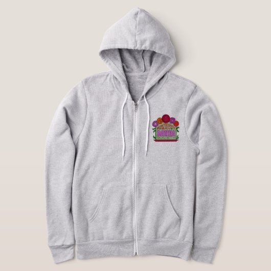 Pull À Capuche zip foncé et lunatique (Poser)