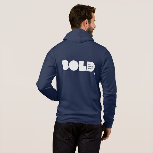 Pull À Capuche Zip up Stoa Sweatshirt BOLD (Dos entier)