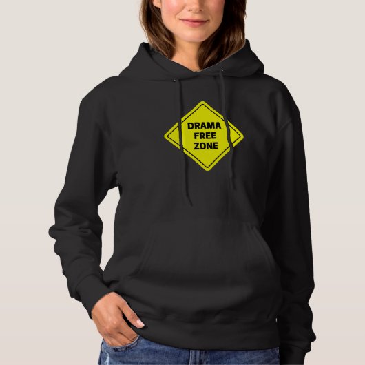 Pull À Capuche Zone sans drame (Devant)