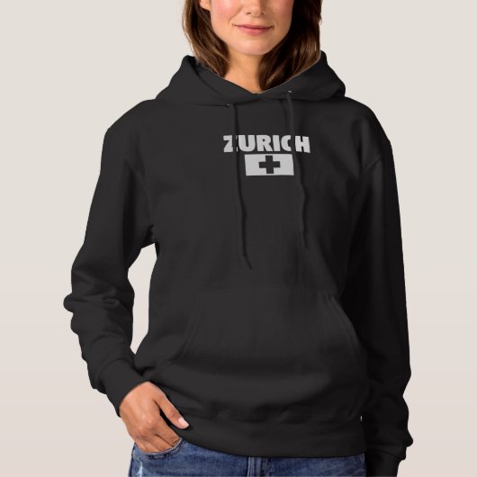 Pull À Capuche Zurich Suisse 1 (Devant)