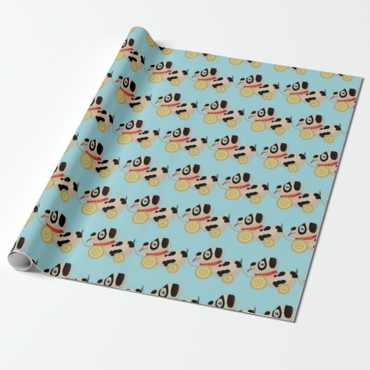 Pull Around Duke Gift Wrap Cadeaupapier (Uitgerold)