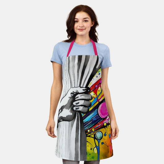 Pull Back Design - All-Over Print Schort (Gedragen)