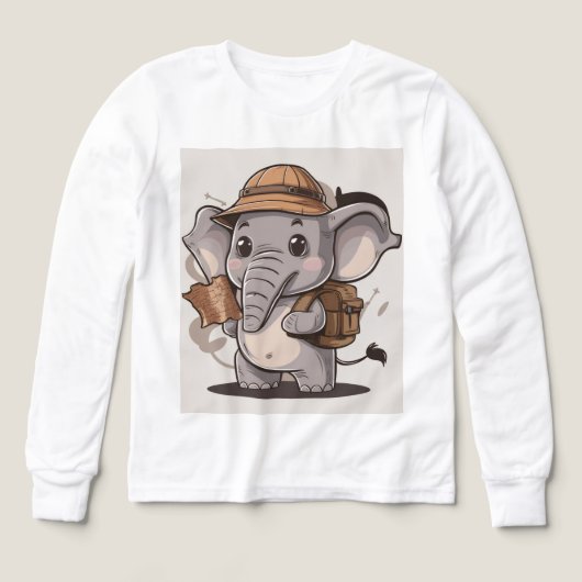 Pull-over-moi Mobile éléphant (Motif recto)