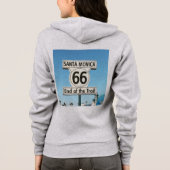 pull route 66 avec sweat - shirt à capuche  (Dos)