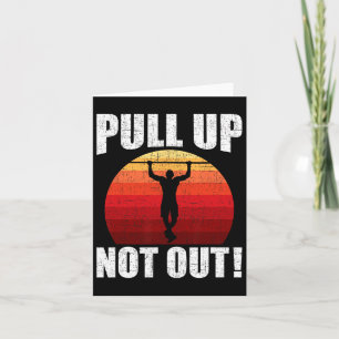 Pull Up Niet Uit Bodybuilding Gewichtheffen Workou Kaart