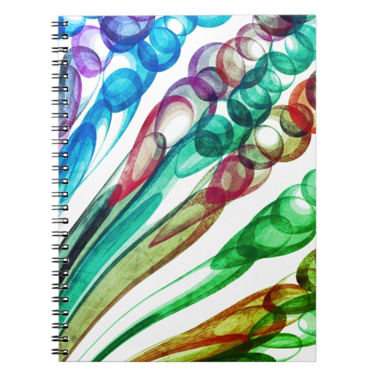 Pulled Bubble Fun / Greenleaf / Spiraal Notitieboek (Voorkant)