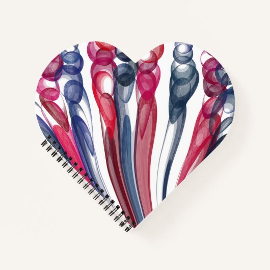 Pulled Bubble Fun / Origineel / Hart Notitieboek (Voorkant)