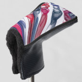 Pulled Bubble Fun / Origineel / Putter Golfheadcover (3/4 voorkant)