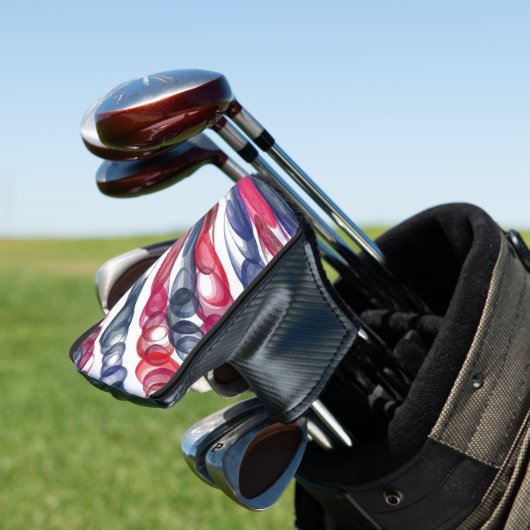 Pulled Bubble Fun / Origineel / Putter Golfheadcover (Insitu)