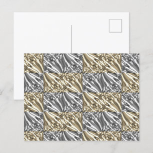 Pulled Bubble Fun / Zwart & Wit / Sepia / Briefkaart